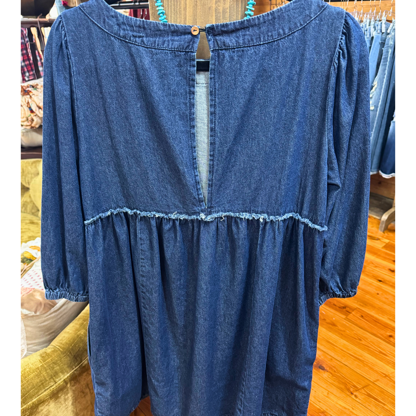 Babydoll Denim Dress