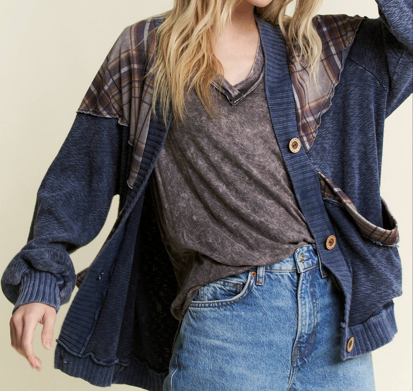 Mineral Wash Cardigan
