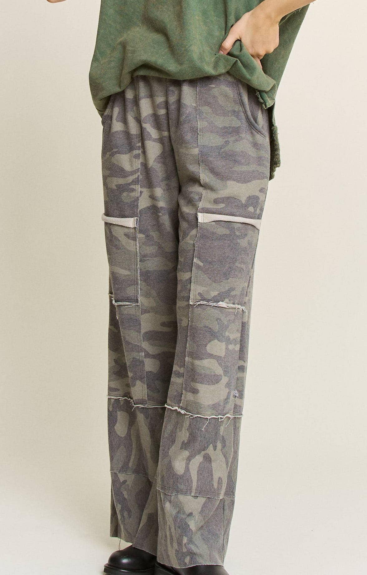 Mineral Washed Camo pants