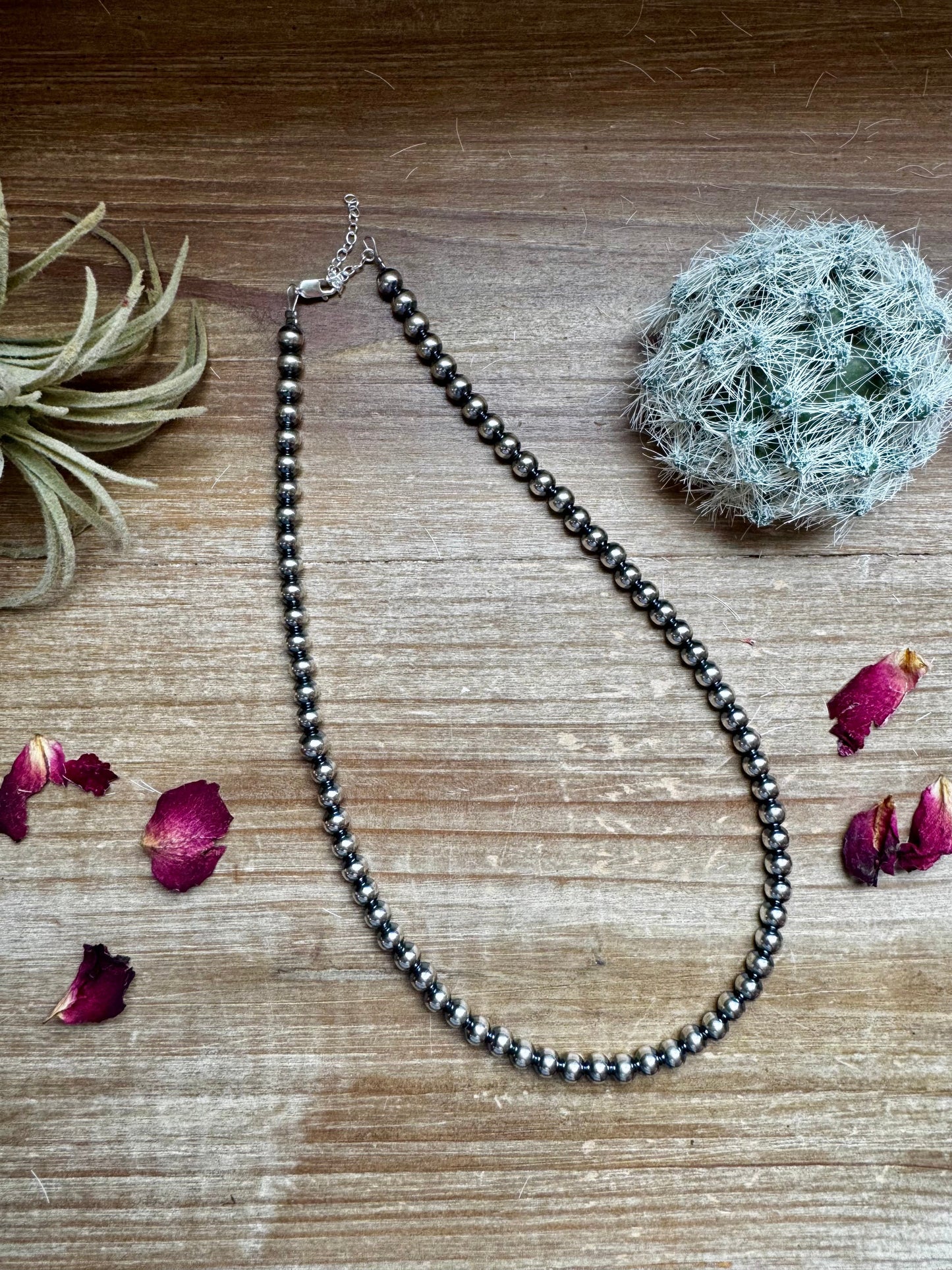 6 mm sterling necklace by length