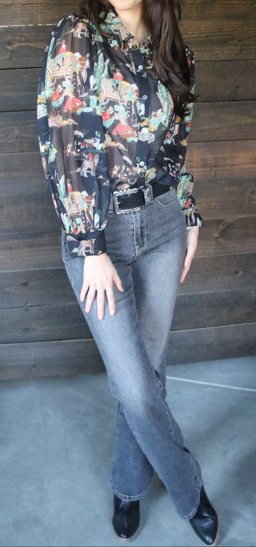 Old West Chiffon blouse