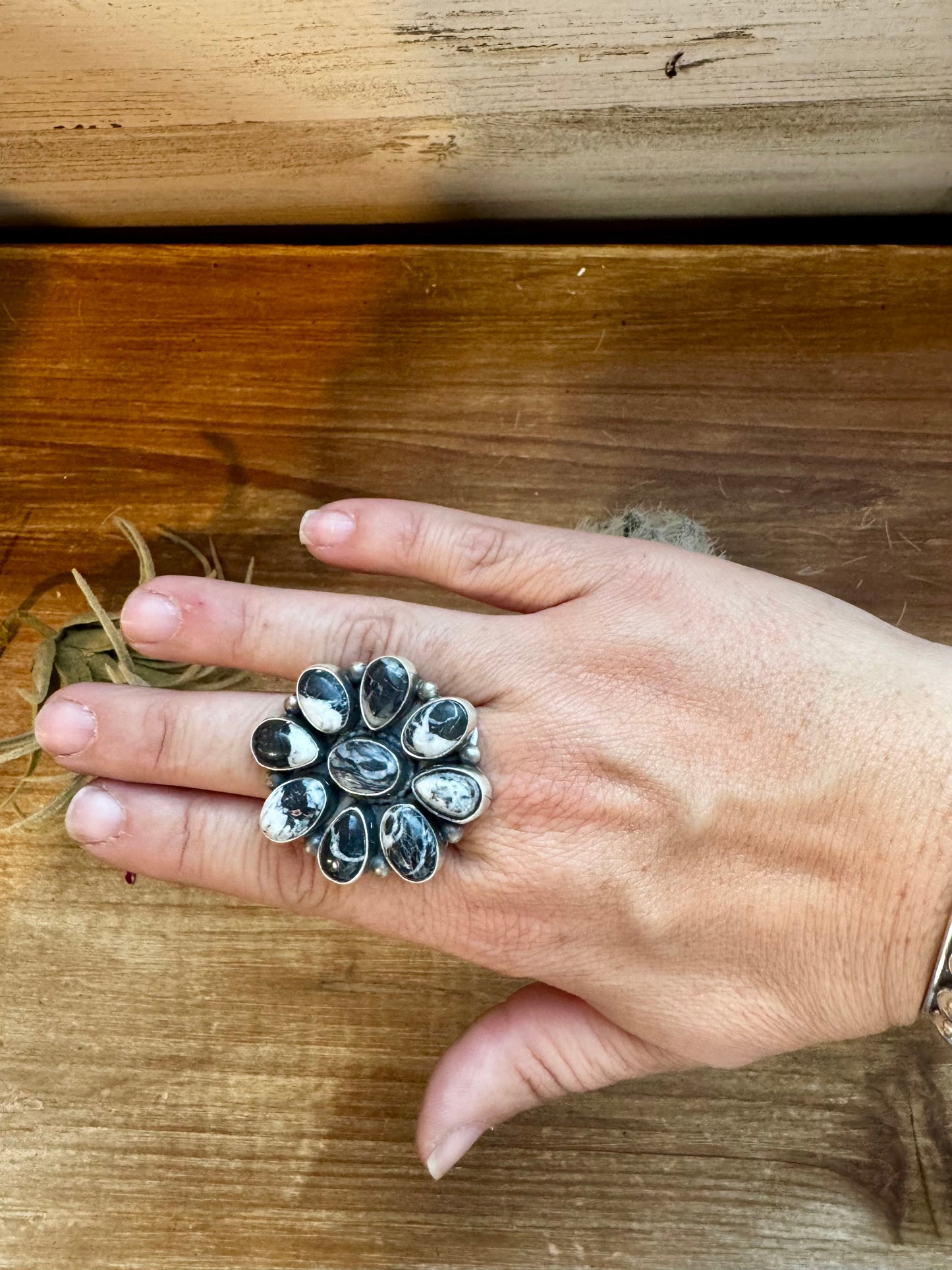 Timothy Yazzie White Buffalo BLING