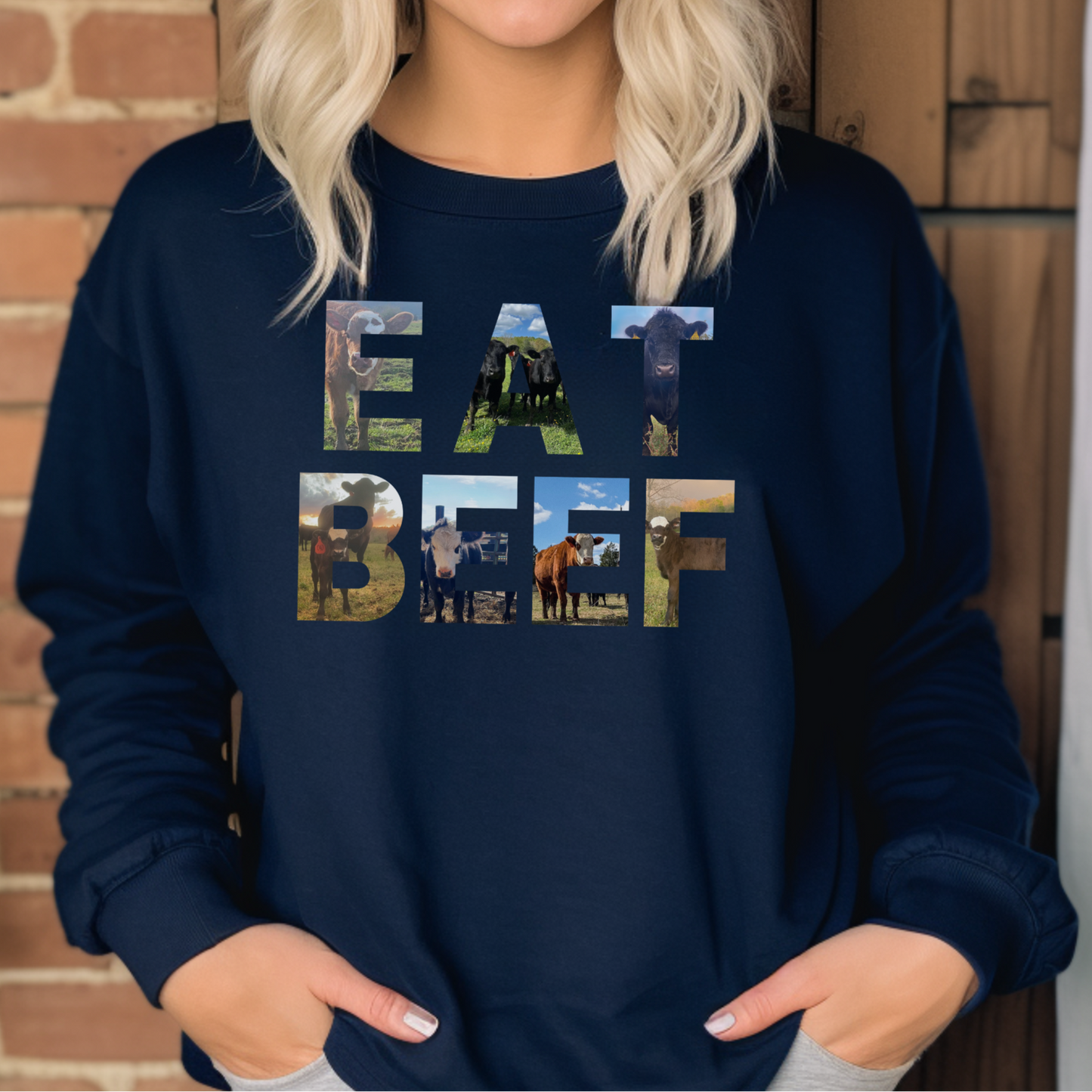 unisex-crew-neck-sweatshirt-navy-front-65554933594dd