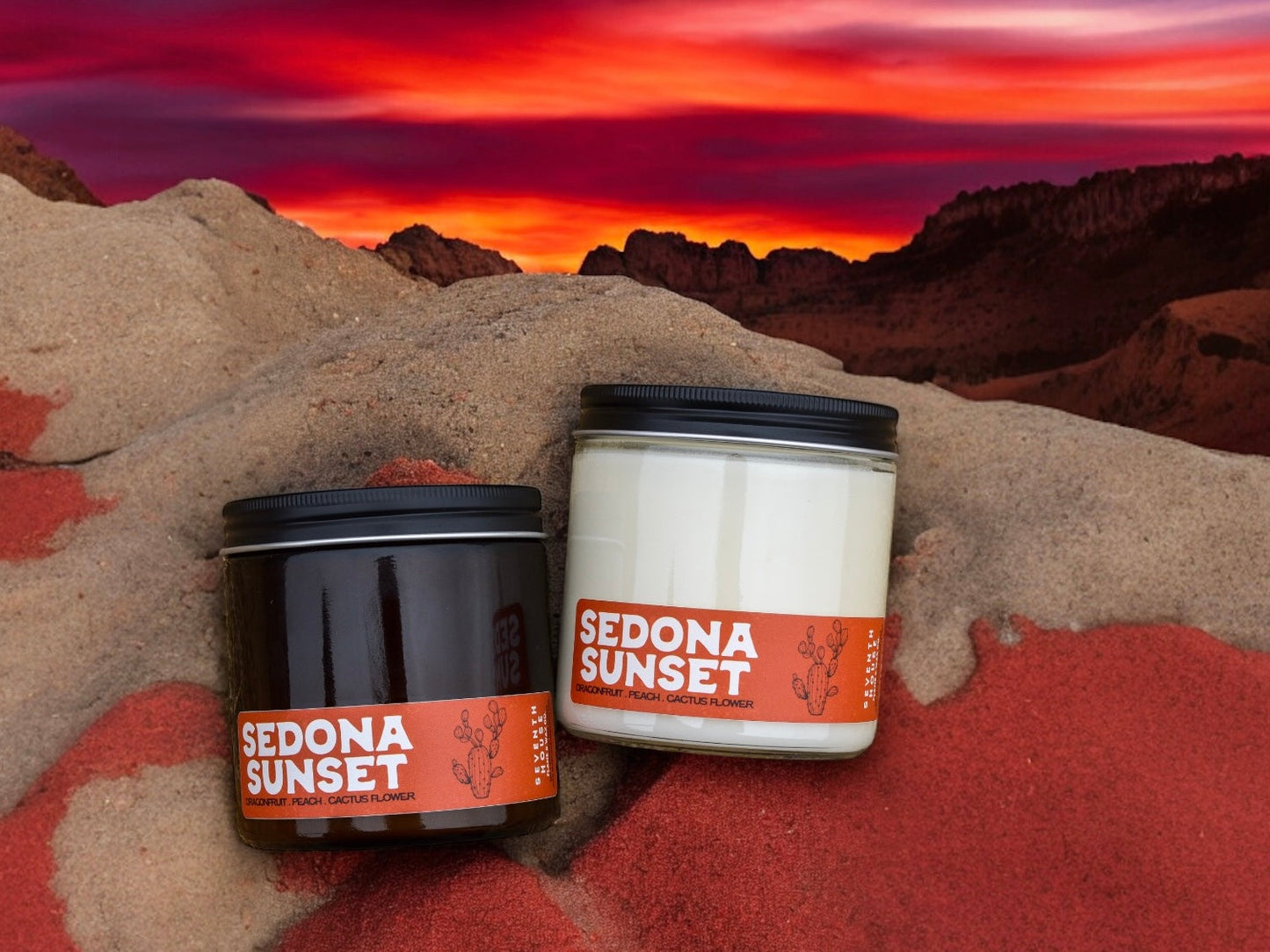 SEDONA SUNSET - Dragonfruit, Cactus, Peach