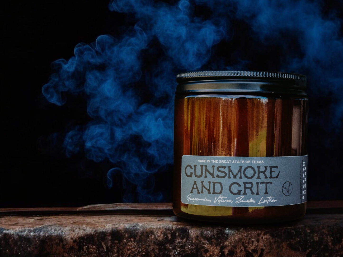 GUNSMOKE & GRIT - Gunpowder, Clove, Leather