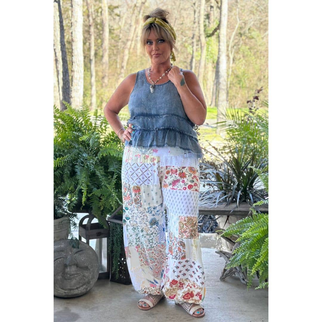 Patchwork Sunrise Pants