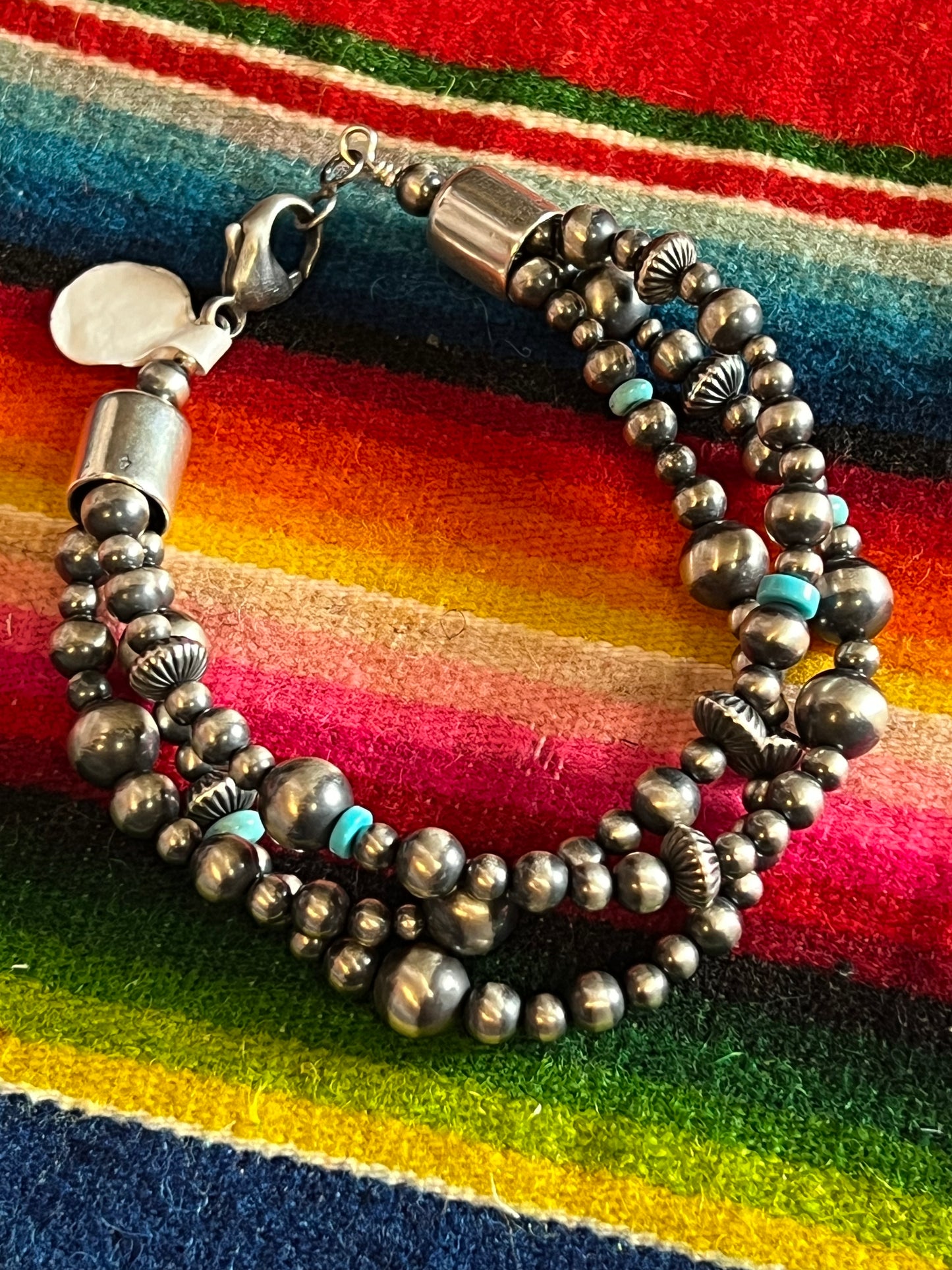 3 Strand Navajo Pearl bracelet