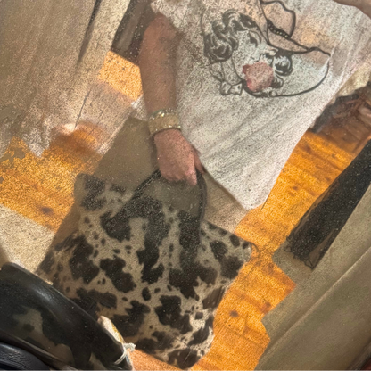 Cow Hide Tote