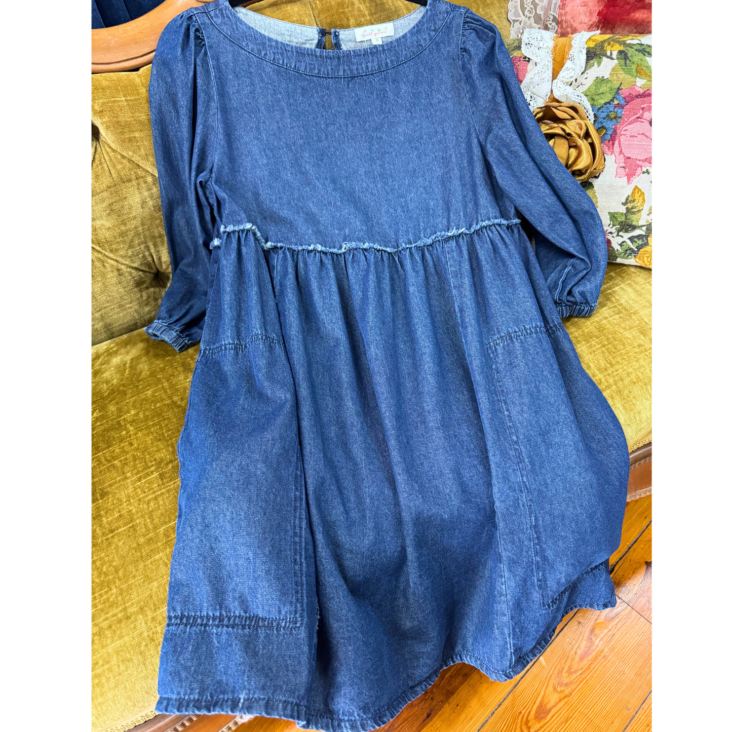 Obsessed! Baby Doll Denim Dress