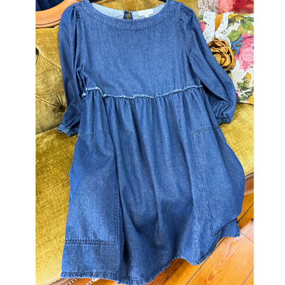 Obsessed! Baby Doll Denim Dress