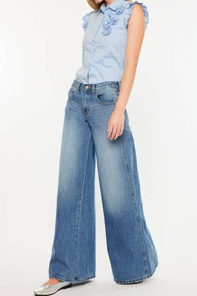 Kan Can Super Wide Leg Jeans