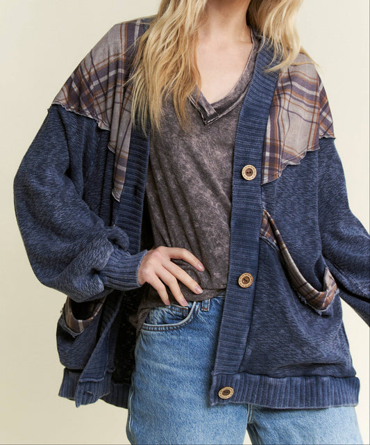 Mineral Wash Cardigan