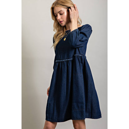 Obsessed! Baby Doll Denim Dress