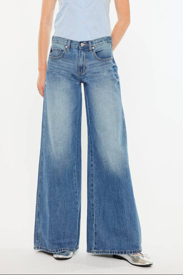 Kan Can Super Wide Leg Jeans