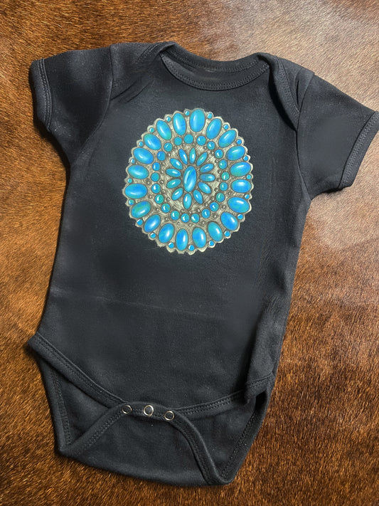 Turquoise Lover Onesie