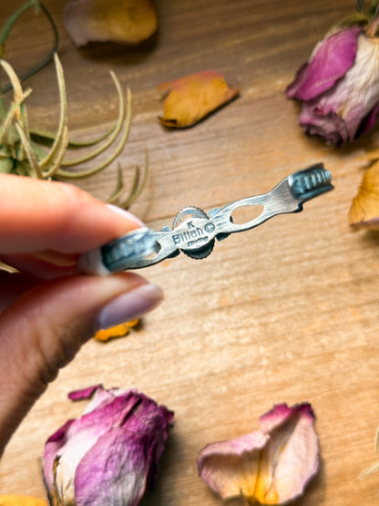 Sterling Silver Kingman Turquoise Cuff Bracelet – Native Made by K. Billah