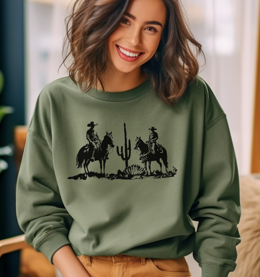 unisex-crew-neck-sweatshirt-military-green-front-652ed1d675ab3