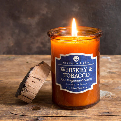 Whiskey & Tobacco Candle