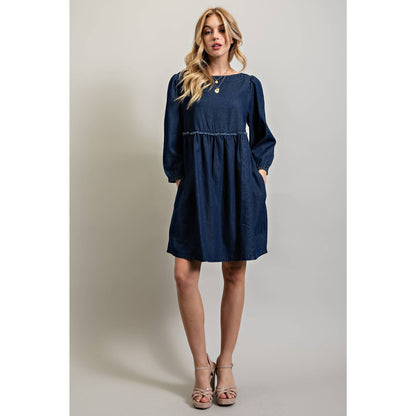 Obsessed! Baby Doll Denim Dress
