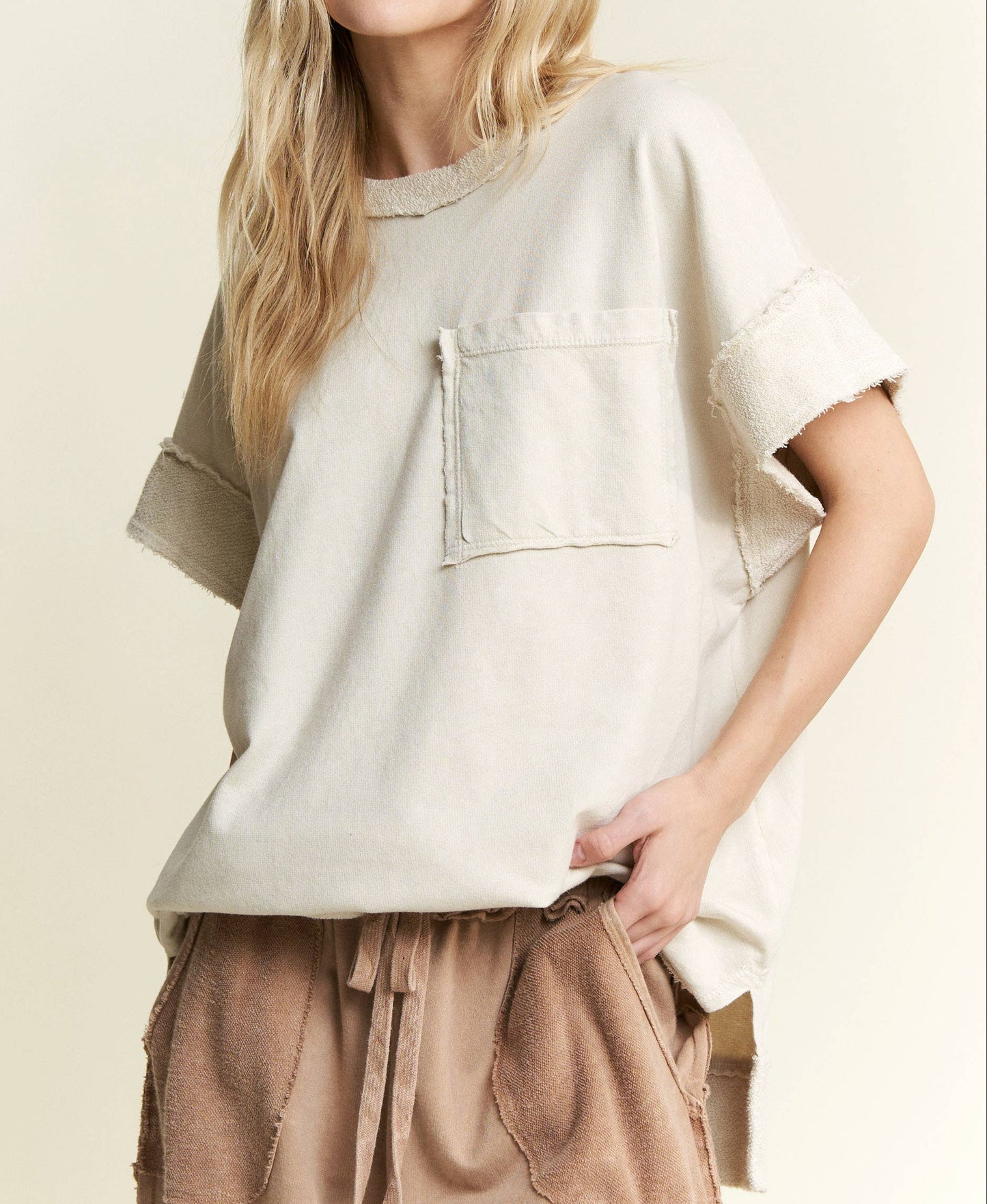 Mineral Wash Pocket Tee