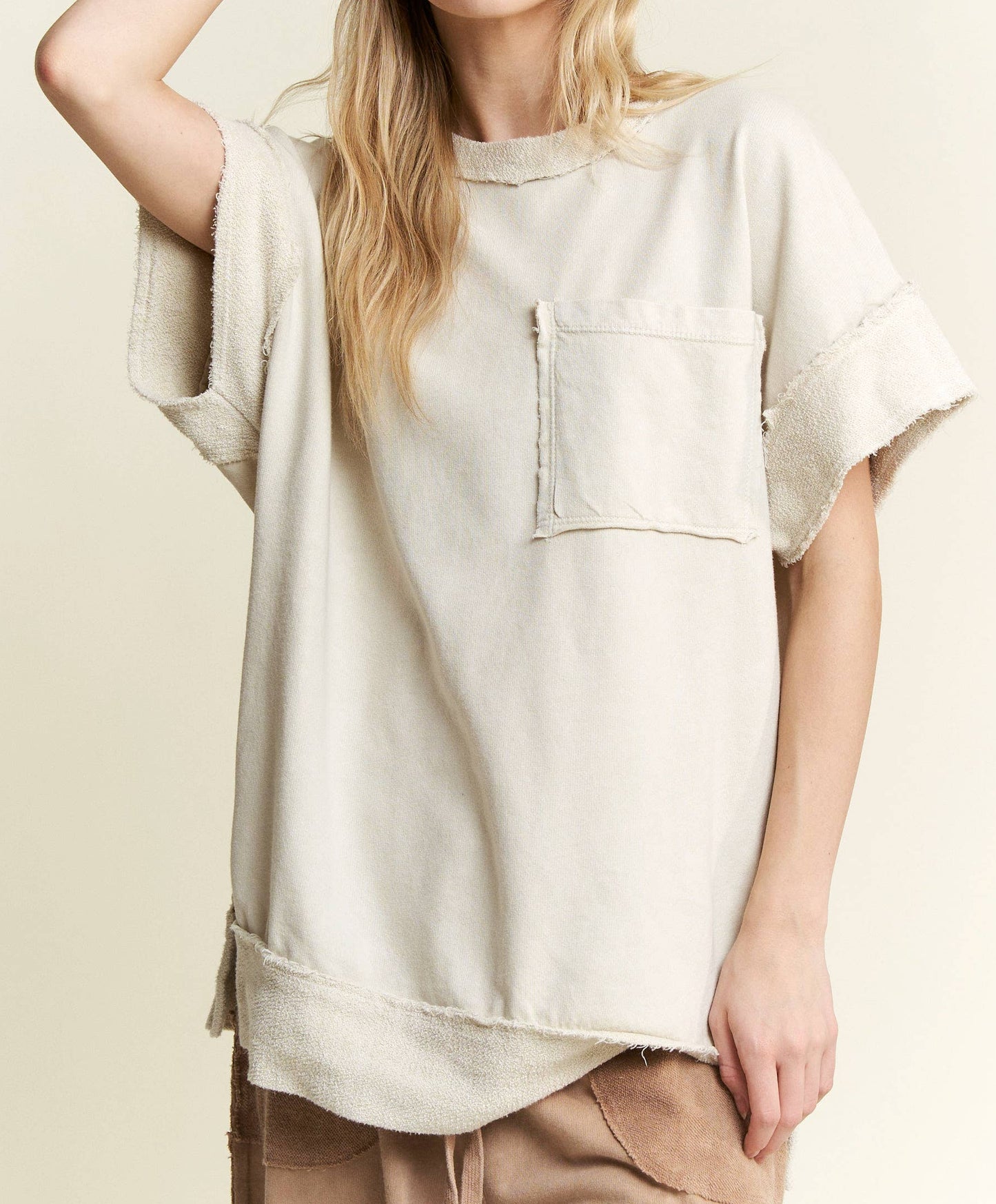 Mineral Wash Pocket Tee