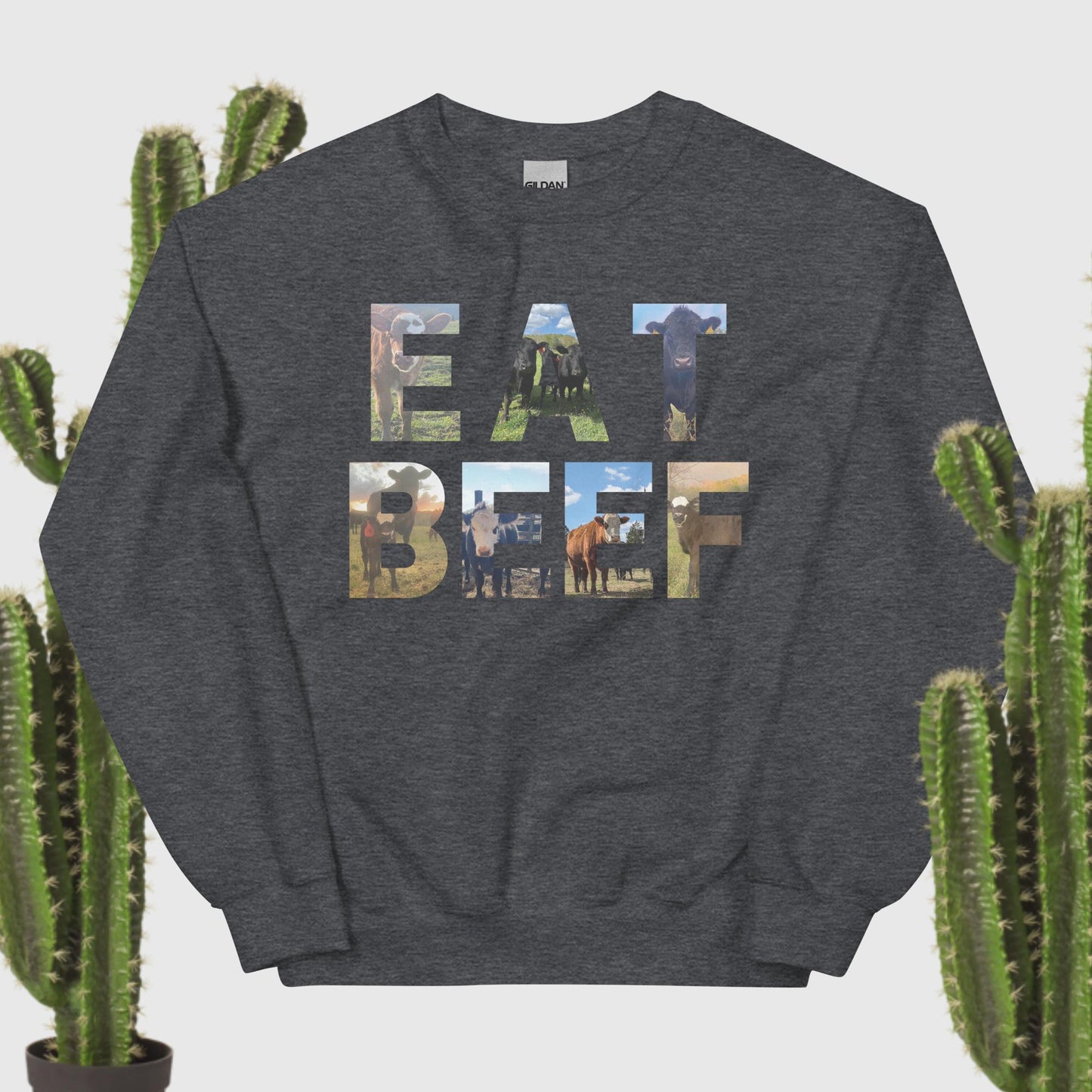 Eat Beef Graphic Sweatshirt