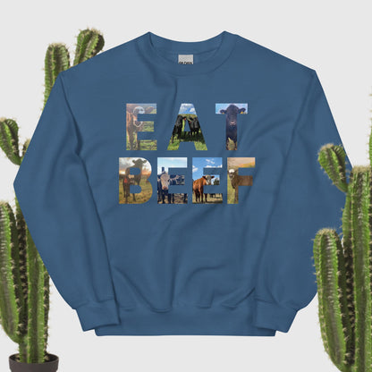 Eat Beef Graphic Sweatshirt